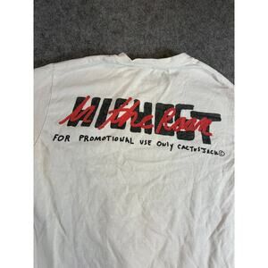 Travis Scott Highest In The Room Cactus Jack Shirt Men White Graphic Shirt Small